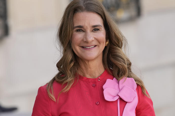 Melinda French Gates will step down as co-chair of the Bill & Melinda Gates Foundation, the  philanthropy that she and her ex-husband, Bill Gates, established more than 20 years ago. Here, she smiles as she leaves the Élysée Palace in Paris on June 23, 2023.