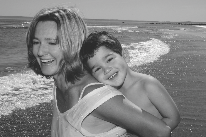 Patricia Nieshoff and her son Edward, circa 2006.