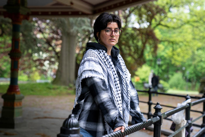 Basil Rodriguez was arrested linking arms outside Hamilton Hall, but said the arrest had strengthened their resolve to continue protesting. The trespassing charge Rodriguez faced was dismissed this week.