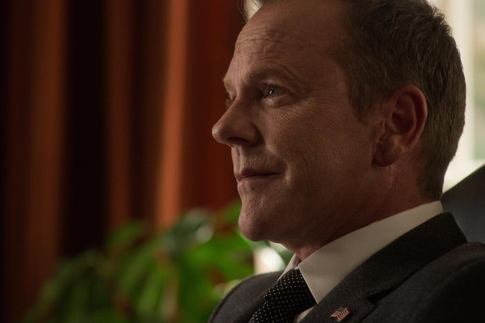 Kiefer Sutherland in<em> Designated Survivor</em>.