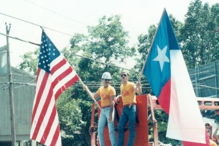 An image from the 1984 Houston Pride parade. Archivists at the University of Houston are working on archiving 30 years worth of local LGBTQ radio programming.