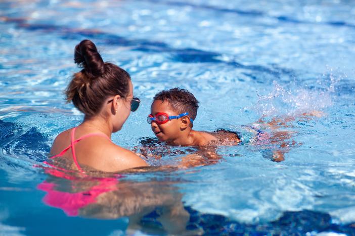 Swimming lessons can be a powerful tool to prevent drowning. 