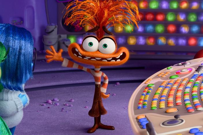 In<em> Inside Out 2</em>, Riley hits puberty and faces new intense emotions like Anxiety, Embarrassment and Ennui.