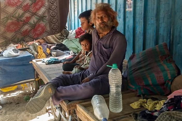 Ansar Khan, 40, whose six-month-old daughter died on late May. He blames the extreme heat.<br>