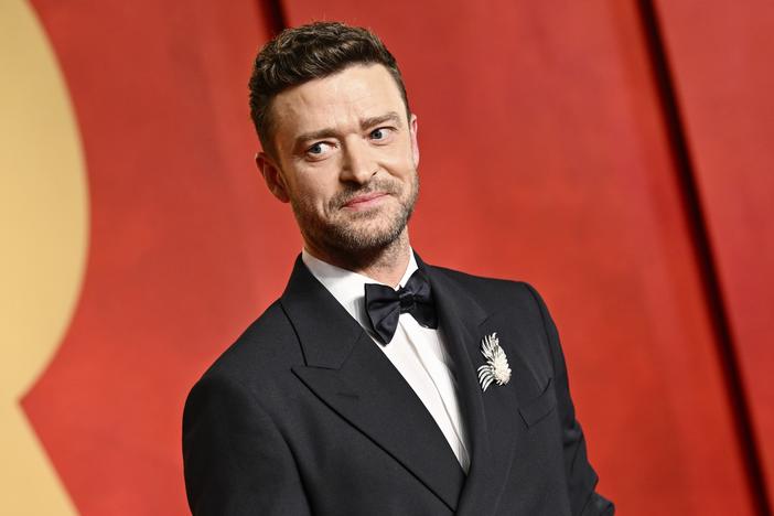Justin Timberlake, pictured at the Vanity Fair Oscar Party in March, has been arrested for driving while intoxicated. 