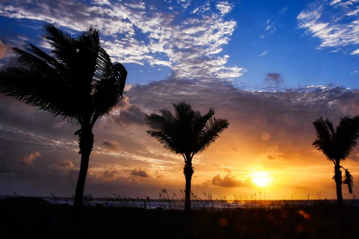 The sun rises over Florida on Thursday morning, hours ahead of the arrival of the summer solstice in the Northern Hemisphere. 