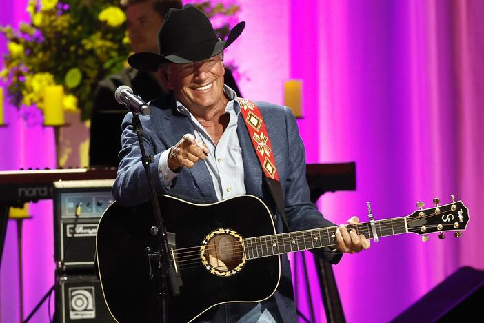 George Strait performs at the Coal Miner's Daughter: A Celebration Of The Life & Music Of Loretta Lynn at the Grand Ole Opry on Oct. 30, 2022, in Nashville, Tenn.