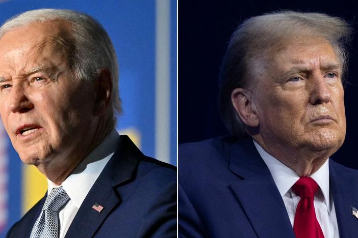 As President Biden and former President Donald Trump gear up for their first televised debate, a new NPR/<em>PBS News</em>/Marist poll finds them tied among registered voters nationally.