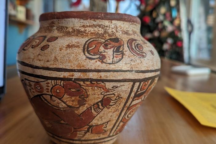 Anna Lee Dozier purchased this vase at a thrift store about 10 minutes from her Washington, D.C., home. It turned out to be an authentic Mayan artifact that dates to between 200 AD to 800 AD.