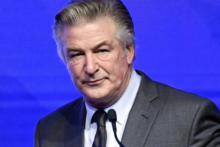 Alec Baldwin emcees the Robert F. Kennedy Human Rights Ripple of Hope Award Gala at New York Hilton Midtown on Dec. 9, 2021, in New York.