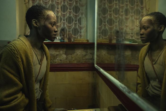 Lupita Nyong’o as as Samira in <em>A Quiet Place: Day One. </em>