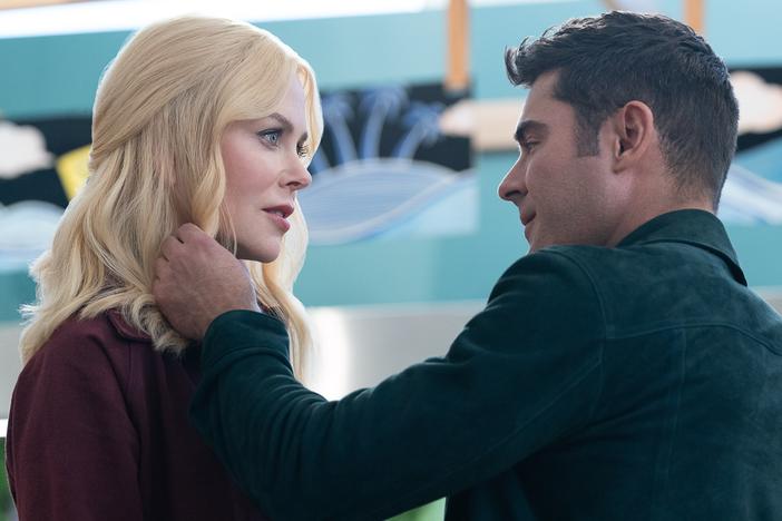 Nicole Kidman as Brooke Harwood and Zac Efron as Chris Cole in <em>A Family Affair. </em>