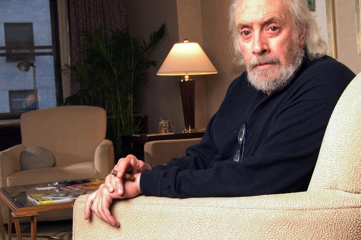 Screenwriter Robert Towne poses at The Regency Hotel in New York on March 7, 2006.