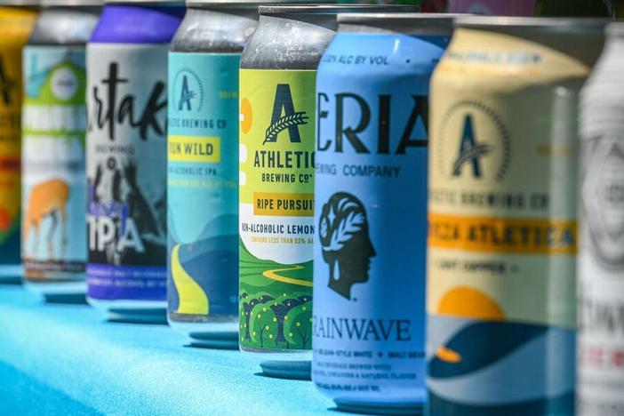 There's a fast-growing market for nonalcoholic beers, wines and canned mixed drinks. Some researchers think there should be age limits for buying them.