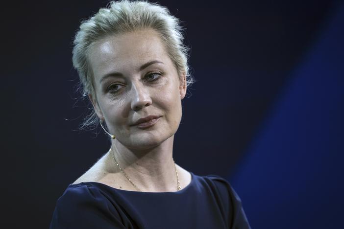 Yulia Navalnaya, widow of late Russian opposition leader Alexei Navalny, attends the 53rd St. Gallen Symposium, in St. Gallen, Switzerland, on May 3, 2024.