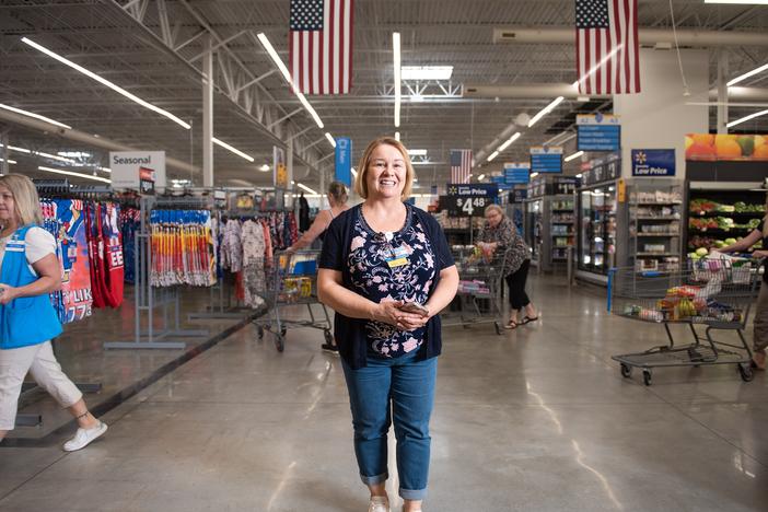 Bonnie Boop is now a people lead at Walmart in Huntsville, Ala. She received college credit for a company training program, graduating with a bachelor's degree last year. 