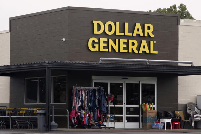 Dollar General has agreed to pay a $12 million fine and improve conditions at its thousands of retail stores nationwide to make them safer for workers, the Labor Department said on Thursday. Here, a Dollar General store is seen on August 2017, in Luther, Okla.