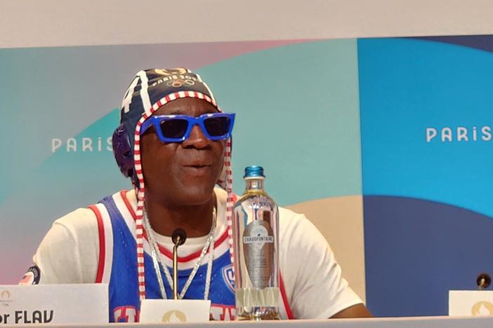 Flavor Flav, the co-founder of Public Enemy, is in Paris to support his new passion: Team USA's women's water polo squad. The team has won three straight gold medals and the rapper says he's confident they'll capture a fourth-straight win at these Summer Games.