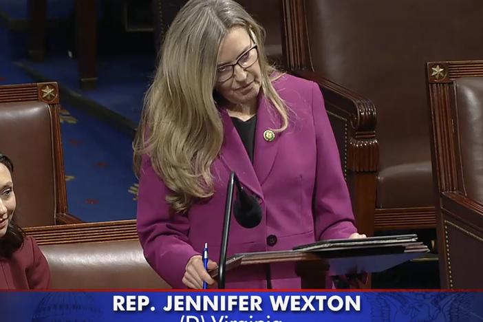 Rep. Jennifer Wexton, D-Va., was diagnosed with a degenerative neurological disorder last year that has inhibited her mobility and hampered her voice. On July, 25 she debuted the use of an AI tool built to mirror her own voice in a speech on the House floor.