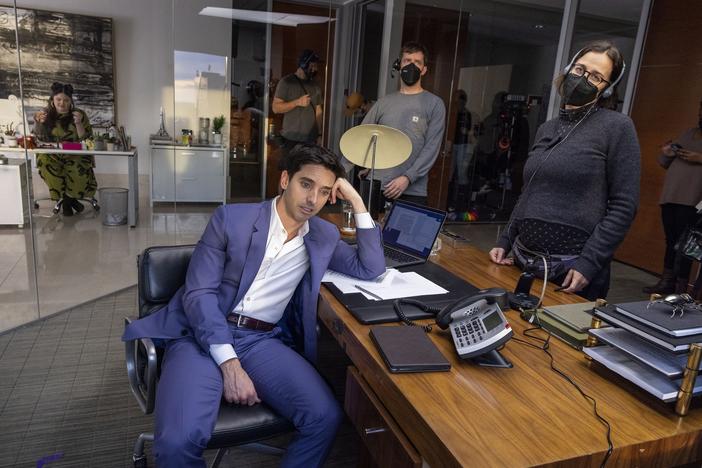 In addition to being a co-creator of the show <em>Hacks</em>, Paul W. Downs plays Jimmy, the manager of a both Deborah and Ava. The show's third season has been nominated for 16 Emmy Awards.