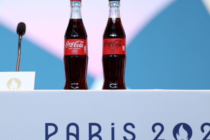 Coca-Cola is a major sponsor of the Olympics.