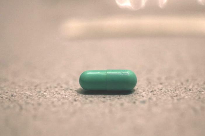 A dose of MDMA. The drug has been studied as a treatment for PTSD and FDA has declined to approve it so far, asking for further research.