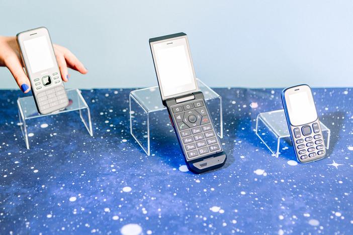 Opting for a “basic phone” or “boring phone” can help you take control of your time. There are many different models with different capabilities and price points. The three pictured here are the Nokia 6300 4G, the Cat S22 Flip and the BLU Z5 -GSM.