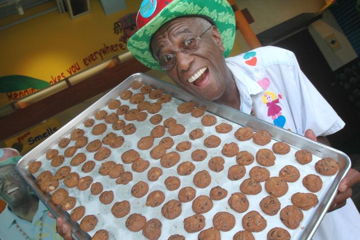 Wally Amos pictured in 2007 in his home office in the Lanikai section of Kailua, Hawaii.
