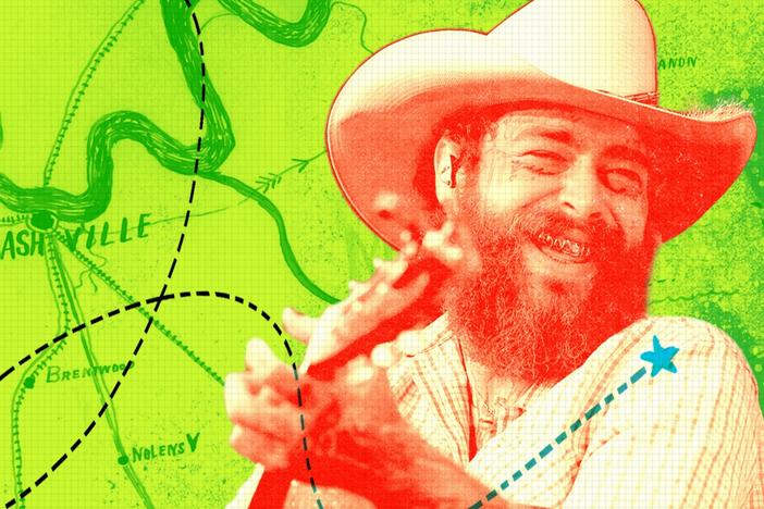  Just shy of a decade after debuting in hip-hop, Post Malone completes a long-gestating country turn with the new album <em>F-1 Trillion</em>.