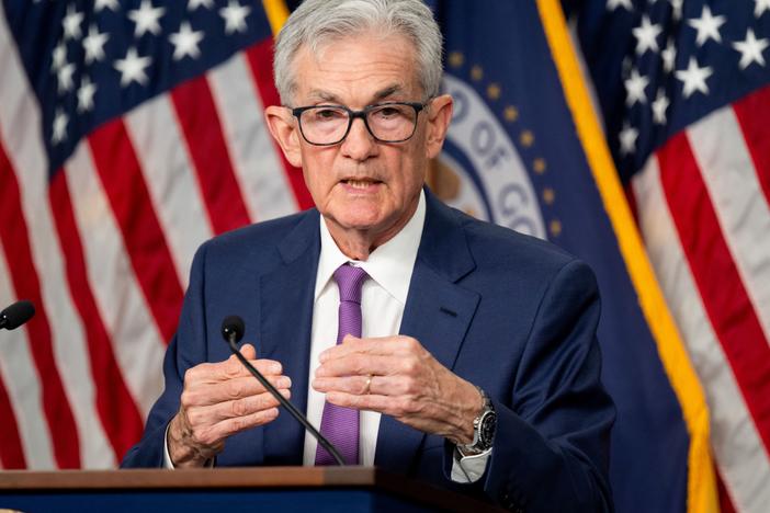Federal Reserve chairman Jerome Powell and his colleagues voted to keep interest rates unchanged Wednesday, as they try to curb stubborn inflation. 