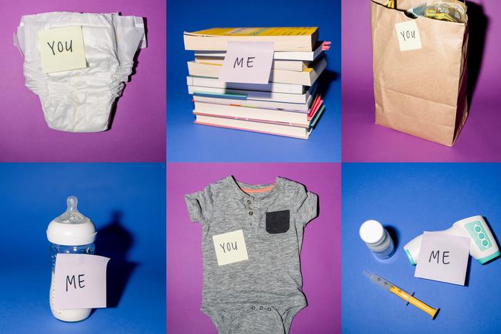  Dividing household labor with a partner after welcoming home a baby takes intention, communication and revision. 