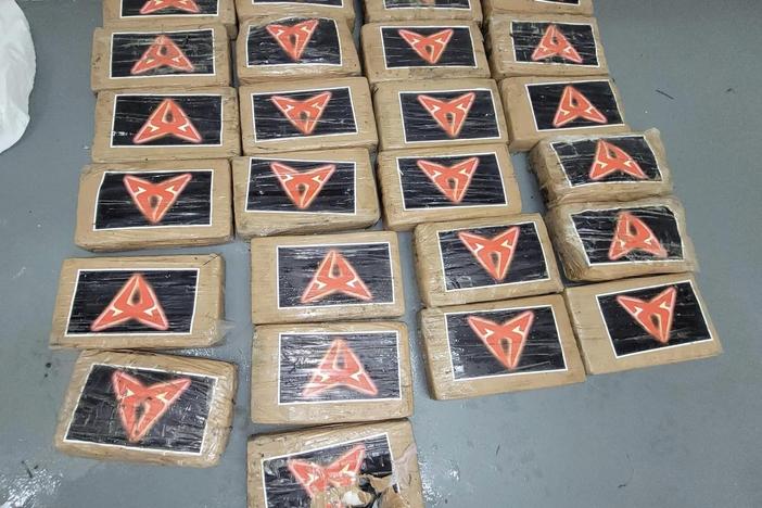 The U.S. Customs and Border Patrol in Miami said 25 packages of cocaine totaling up to 70 pounds were discovered on a beach in the Florida Keys. In a post on Facebook, officials say the packages have a street value of up to $1 million.