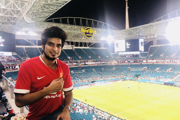 Shivanshu Vyas attended a friendly played by Manchester United at the Hard Rock Stadium in Miami in 2018. It was the moment he knew he had to be in the U.S. for the World Cup.