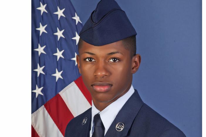 This Dec. 24, 2019, photo provided by the U.S. Air Force shows Senior Airman Roger Fortson.