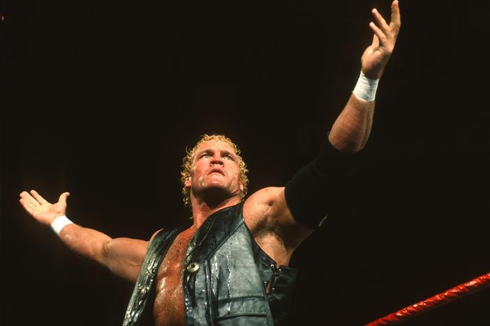 Professional wrestler Sid Eudy looks on during Monday Night RAW at Madison Square Garden in New York City on Jan. 25, 1997.