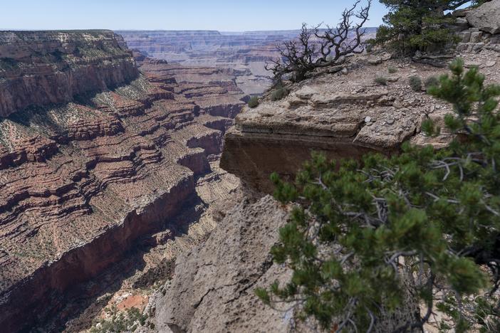 The South Rim of Grand Canyon National Park is seen in Grand Canyon Village, Ariz., Aug. 8, 2023.