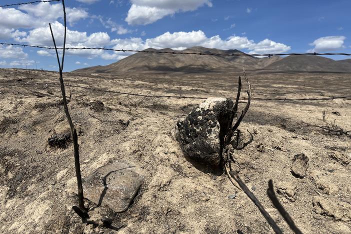 Range fires blackened hundreds of thousands of acres in eastern Oregon in a matter of hours in July. 