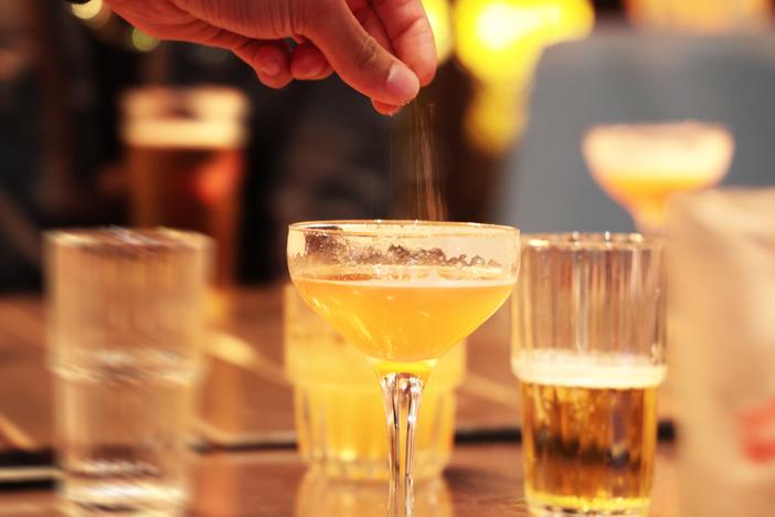 A representative for RAINN, the Rape, Abuse & Incest National Network, an anti-sexual assault organization, recommends guarding your food and drink at a party and realizing how fast they can be tampered with. 