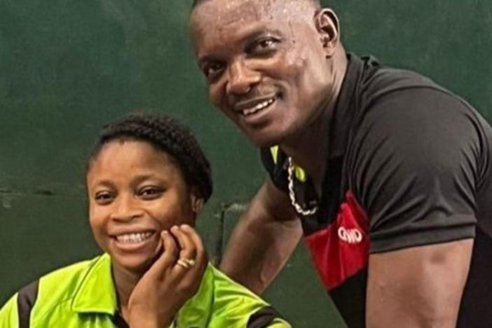 Kayode and Christiana Alabi both competed in table tennis at the Paris Paralympics.  They each had polio in their childhood, growing up in Nigeria. 