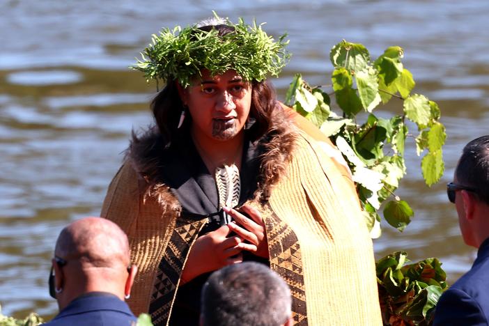 Maori Queen Nga Wai Hono i te Po was anointed on Thursday, a week after the death of her father, who had been king for 18 years. 