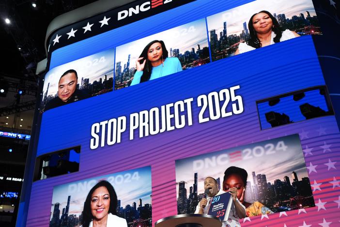 Project 2025 was a big part of the Democratic National Convention, with comedian Kenan Thompson carrying out a cartoon-size version of Project 2025 to make fun of Trump and the effort.