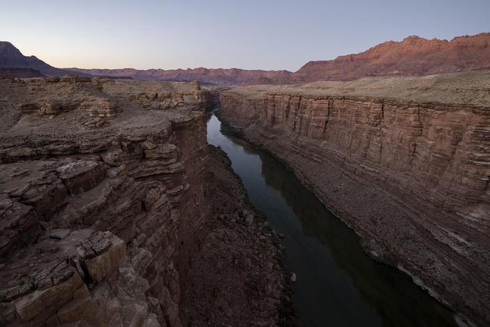A view of the Colorado River from the Navajo Bridge in Marble Canyon, Ariz. At least 16 people have died at the Grand Canyon this year, putting the park on pace to eclipse its average of 17 deaths per year. 