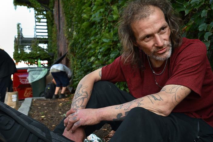 Kevin Donaldson uses fentanyl and xylazine in Burlington, Vermont. He says more people like himself are finding ways to survive the U.S. overdose crisis. Data shows overdose deaths nationwide are falling for the first time in decades.
