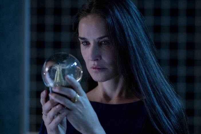  Demi Moore as Elisabeth Sparkle in <em>The Substance.</em>