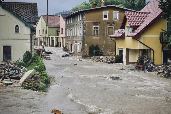 Rain inundated Central and Eastern Europe in early September, causing massive flooding, including in the town of Nysa, southwestern Poland. A new study finds that human-caused climate change roughly doubled the likelihood of that intense rainfall.