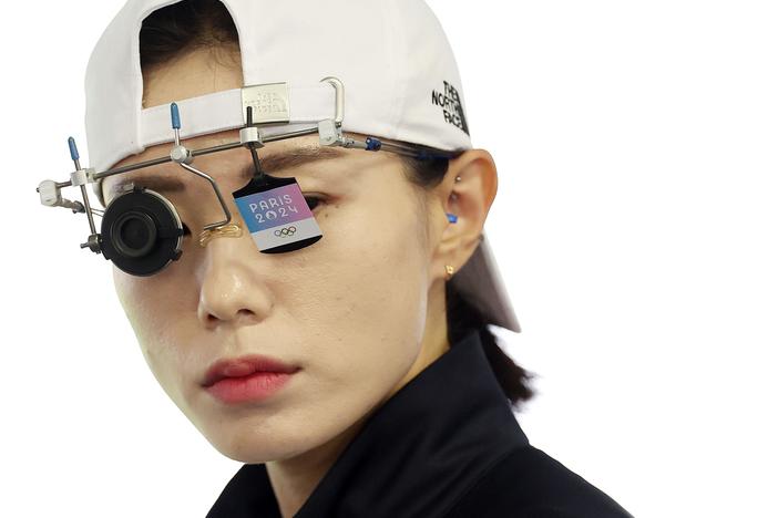 Kim Yeji of Korea, seen during the Paris Olympics in August, has been cast as an assassin in a "short-form series." 