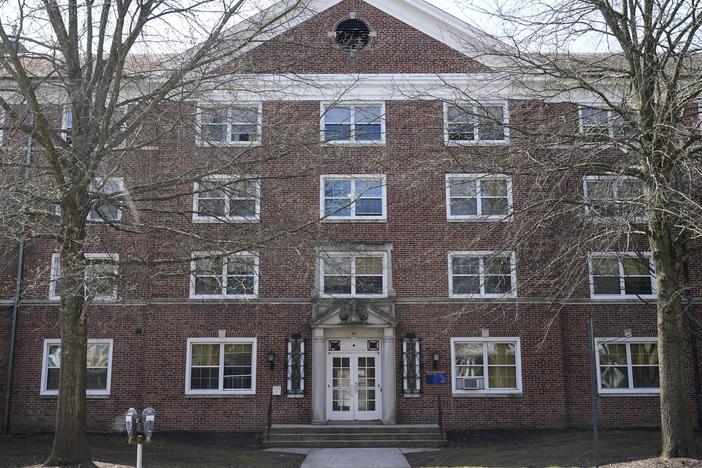Patrick Hall at Gettysburg College in Gettysburg, Pa. An investigation is underway at the college, where one student is no longer enrolled after being found liable in a case where a racial slur was carved on the chest of another student.