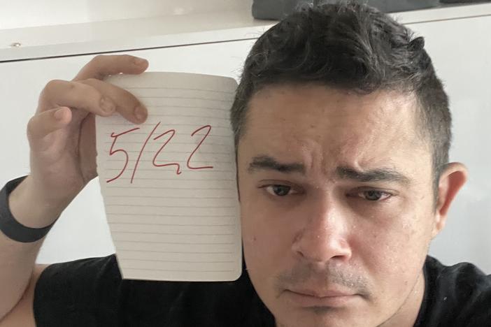 Ravi Coutinho took a picture of himself on May 22, 2023, hoping to mark the beginning of his recovery from alcohol use disorder. 