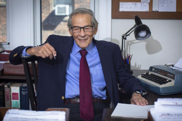 Robert Caro in his New York office in September.