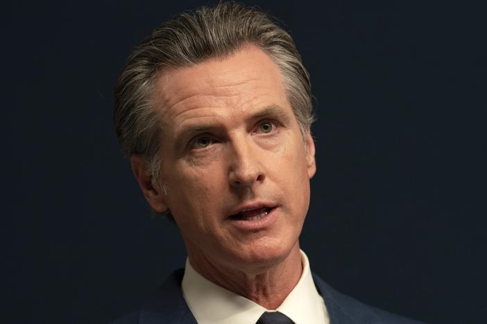 FILE -- California Gov. Gavin Newsom vetoed SB1046, a hotly contested measure that would have been the nation's strictest AI safety law. (AP Photo/Rich Pedroncelli, File)